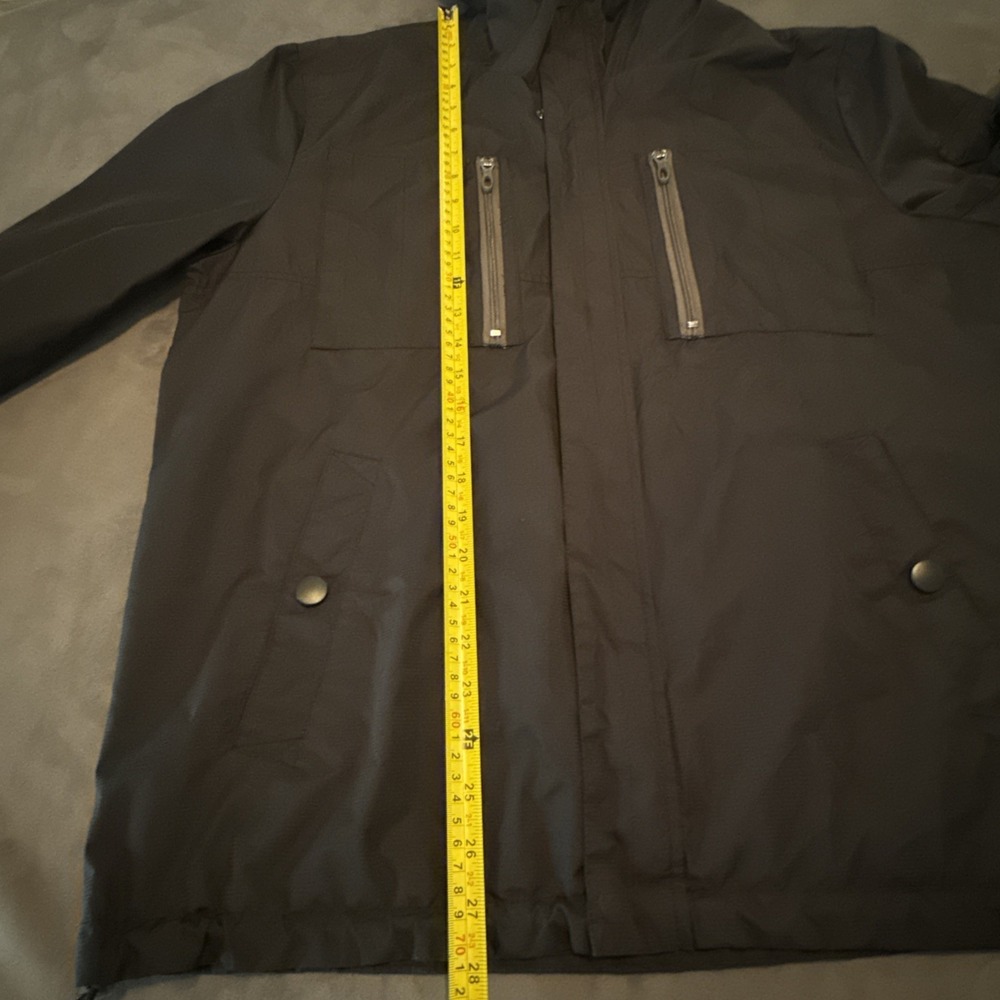 Kenneth Cole New York Windbreaker Men's M Black Jacket Lightweight - Picture 10 of 16